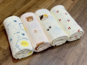 JESMARY - Khăn choàng tắm em bé có in, thêu logo, hoạ tiết theo yêu cầu